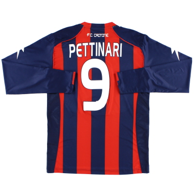 2011-12 FC Crotone Home Shirt Pettinari #9 L/S L 