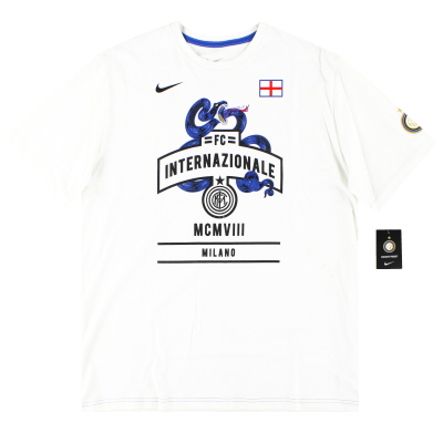 2011-12 Inter Milan Nike grafisch T-shirt *met tags* XL