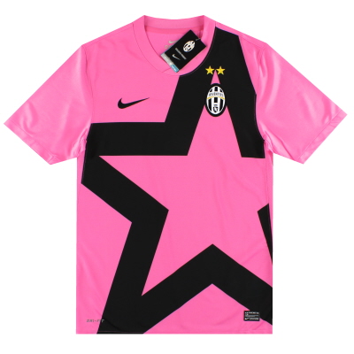 2011-12 Juventus Nike uitshirt *met kaartjes* S