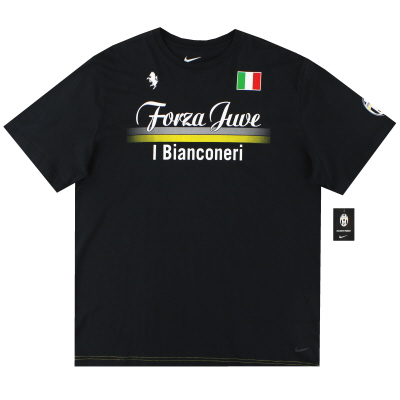 2011-12 Juventus Nike grafisch T-shirt *met tags* XXL