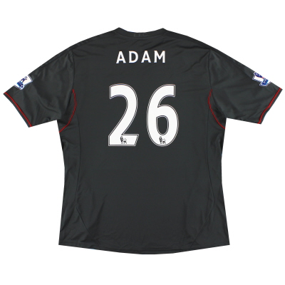 2011-12 Liverpool adidas Auswärtstrikot Adam #26 *Minze* XXL