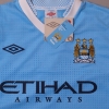 2011-12 Manchester City Home Shirt *BNWT* L/S M