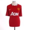 2011-12 Manchester United Home Shirt Scholes #18 M