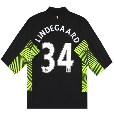 Camiseta de portero del Manchester United 2011-12 Lindegaard #34 *con etiquetas* S