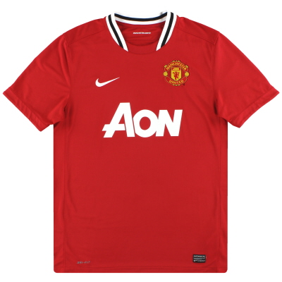 2011-12 Manchester United Nike Home Shirt M 