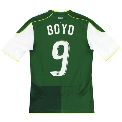 2011-12 Portland Timbers adidas Player Issue Home Shirt Boyd #9 S