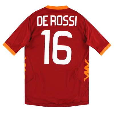 2011-12 Roma Kappa Home Shirt De Rossi #16 *w/tags* XL 