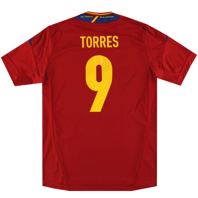 2011-12 Spain adidas Home Shirt Torres #9 XL 