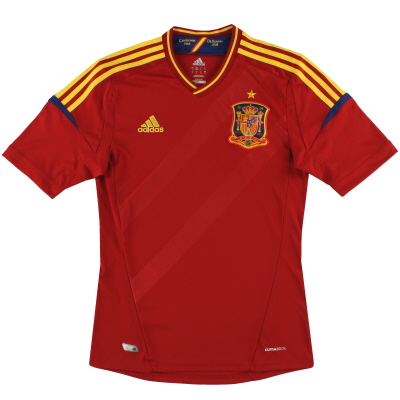 2011-12 Spanje adidas thuisshirt S