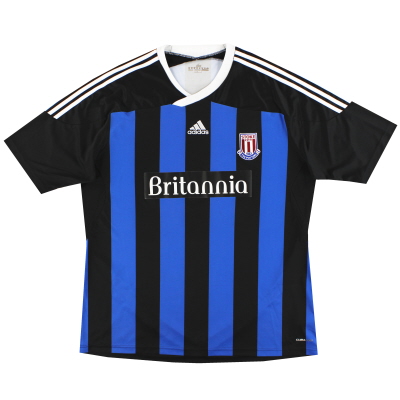 Maglia da trasferta adidas Stoke City 2011-12 XL