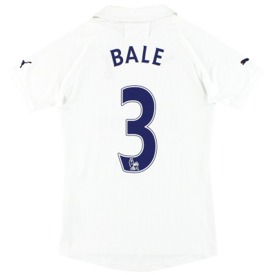 Футболка для дома Тоттенхэм 2011-12 Bale # 3 Womens 8-XNUMX
