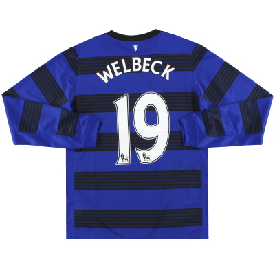 2011-13 Manchester United Away Shirt Welbeck #19 L/S *w/tags* XL.Garçons