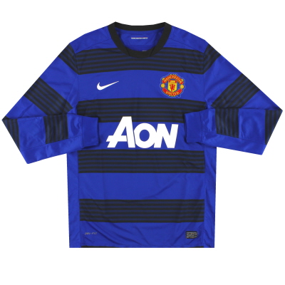 2011-13 Manchester United Nike Away Shirt *Mint* L/S M 