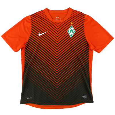 Camiseta XL de la segunda equipación del jugador del Werder Bremen 2011-13