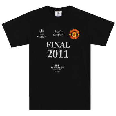 Maglietta grafica 2011 Manchester United Champions League S