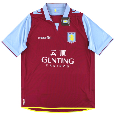 2012-13 Aston Villa Macron Home Shirt *w/tags* XL