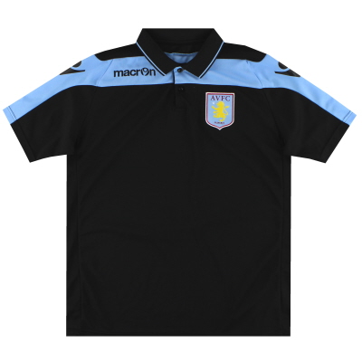 2012-13 Aston Villa Macron Polo Shirt L