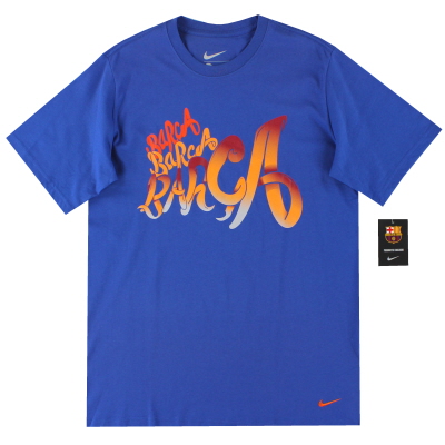 2012-13 Barcelona Nike grafisch T-shirt *BNIB* XL.Jongens