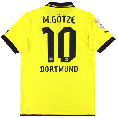 2012-13 Borussia Dortmund Puma Home Shirt M.Gotze #10 XL