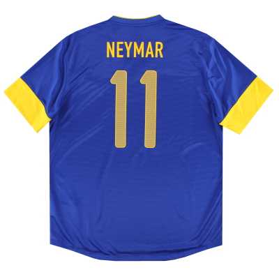 2012-13 브라질 나이키 어웨이 셔츠 네이마르 #11 *새 상품* XL