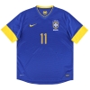 Camiseta Nike de visitante de Brasil 2012-13 Neymar n.º 11 *Como nueva* XL
