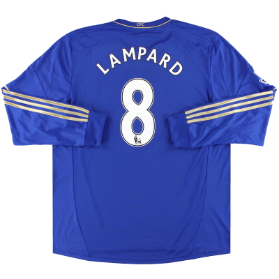 2012-13 Chelsea adidas Home Shirt Lampard #8 L/S XXL  