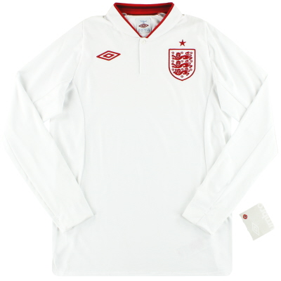 Домашняя рубашка England Umbro 2012-13 *с бирками* L/S XL