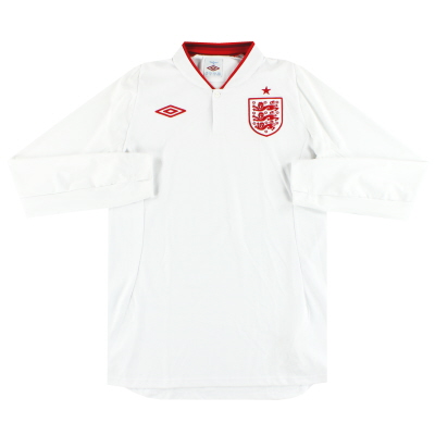 2012-13 England Umbro Home Shirt L/S *Mint* M