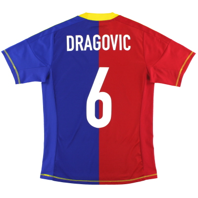 2012-13 FC 바젤 adidas 홈 셔츠 Dragovic #6 Y