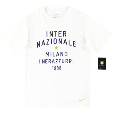 Camiseta estampada Nike del Inter de Milán 2012-13 * con etiquetas * L.Boys