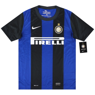 2012-13 Inter Mailand Nike Heimtrikot *mit Etiketten* XS.Jungen