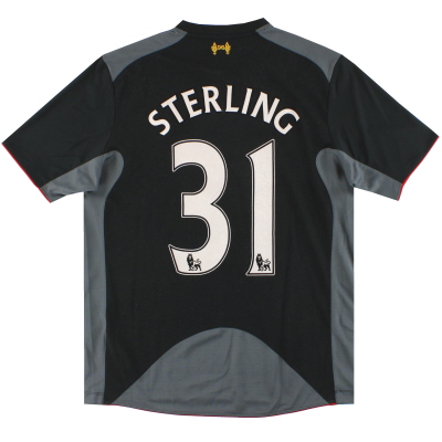 2012-13 Liverpool Away Shirt Sterling #31