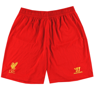 2012-13 Liverpool Warrior Home Shorts *As New* L