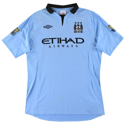 Camiseta de local Umbro del Manchester City 2012-13 L