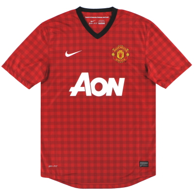 2012-13 Manchester United Nike Home Shirt M 
