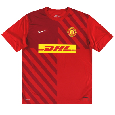 2012-13 Manchester United Nike Aufwärmtrikot XL