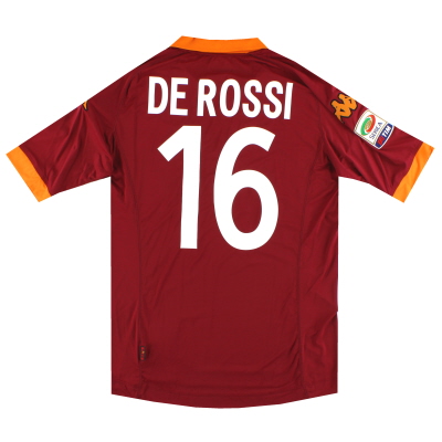 Maillot domicile Roma 2012-13 De Rossi # 16 * avec étiquettes * XL