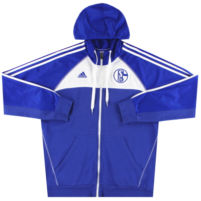 2012-13 Schalke adidas Hooded Jacket L