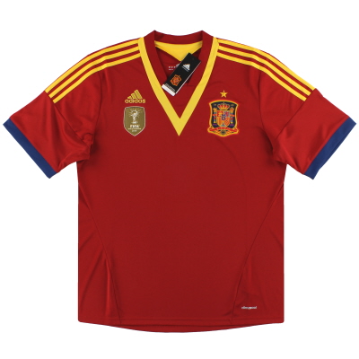 2012-13 Spain adidas Home Shirt *BNIB* S