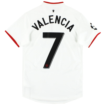 Maglia Manchester United 2012-14 Nike CL Away Valencia #7 *con cartellini * S