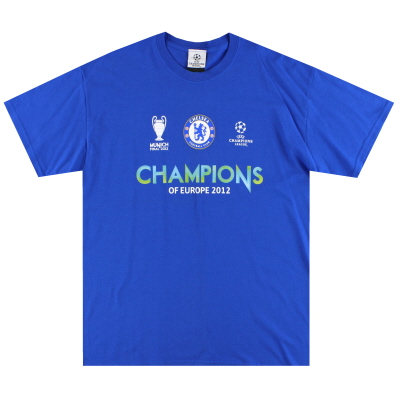 2012 Chelsea Champions League Graphic Tee L