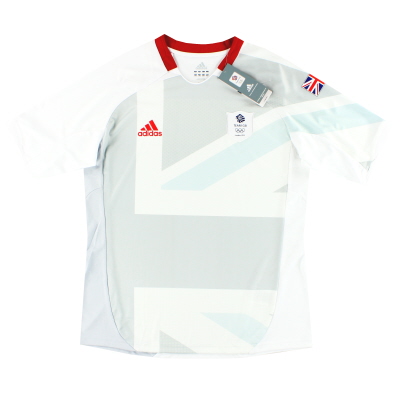 Maillot extérieur olympique pour femmes de l'équipe GB adidas 2012 * avec étiquettes * L