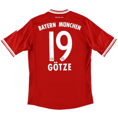 Maillot domicile Bayern Munich 2013-14 Gotze # 19 L