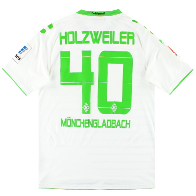 Camiseta de local Kappa del Borussia Mönchengladbach 2013-14 Holzweiler # 40