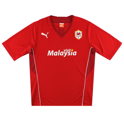 2013-14 Cardiff City Puma Thuisshirt L