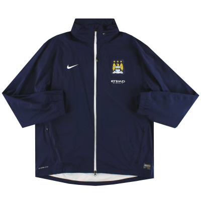 2013-14 Manchester City Nike Player Issue Rain Coat