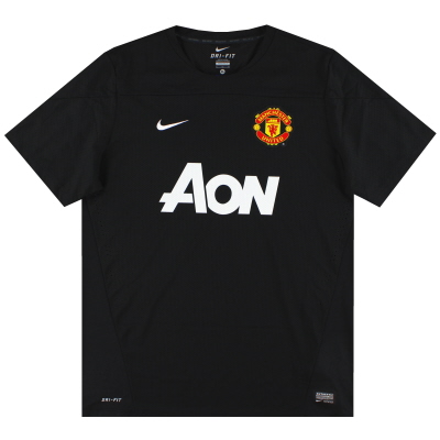 2013-14 Manchester United Nike Player Issue Trainingsshirt XL