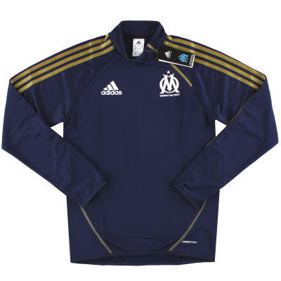 2013-14 Olympique Marseille adidas Technisches Trainingsoberteil *mit Etiketten* XS