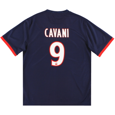 2013-14 Paris Saint-Germain Home Shirt Cavani #9 L 