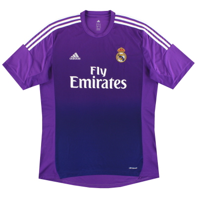 2013-14 Real Madrid adidas Goalkeeper Shirt XL